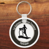Treadmill Marathon Schlüsselanhänger (Vorderseite)