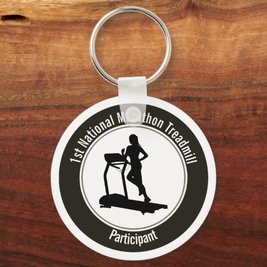 Treadmill Marathon Schlüsselanhänger (Vorderseite)