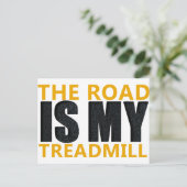 Treadmill Postkarte (Stehend Vorderseite)