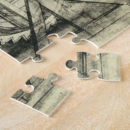 Treadmill Powered Crossbow von Leonardo da Vinci Puzzle (Seite)