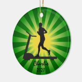 Treadmill Running Ornament (Links)