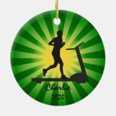 Treadmill Running Ornament (Hinten)