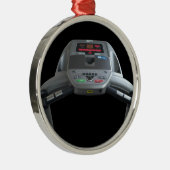 Treadmill Silbernes Ornament (Rechts)