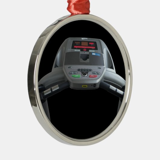 Treadmill Silbernes Ornament (Rechts)