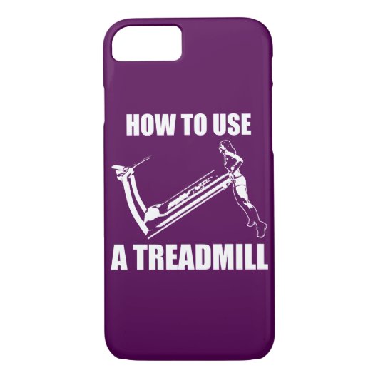 Treadmill - Women's Funny Novelty Workout Case-Mate iPhone Hülle (Rückseite)