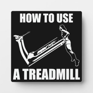 Treadmill - Women's Funny Novelty Workout Fotoplatte
