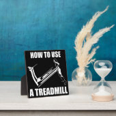 Treadmill - Women's Funny Novelty Workout Fotoplatte (InSitu)