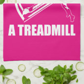 Treadmill - Women's Funny Novelty Workout Geschirrtuch (Gefaltet)