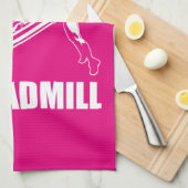 Treadmill - Women's Funny Novelty Workout Geschirrtuch (Viertel Falte)