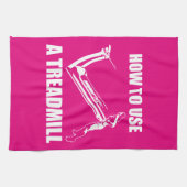 Treadmill - Women's Funny Novelty Workout Geschirrtuch (Horizontal)