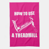 Treadmill - Women's Funny Novelty Workout Geschirrtuch (Vertikal)