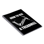 Treadmill - Women's Funny Novelty Workout Notizblock (Rechte Seite)