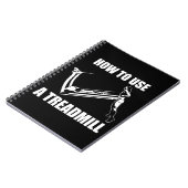 Treadmill - Women's Funny Novelty Workout Notizblock (Linke Seite)