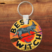 Treak oder Leckerei Beängstigend Halloween Pumpkin Schlüsselanhänger (Vorderseite)