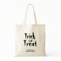 Treak oder Leckerei Personalisiert Halloween Goody