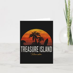 Treasinsel Beach Florida Fl Palms Urlaub Su Karte
