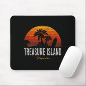 Treasinsel Beach Florida Fl Palms Urlaub Su Mousepad (Mit Mouse)