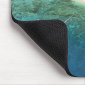 Treasinsel Resort und Schiff, Fidschi Mousepad (Ecke)
