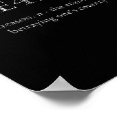 Treason Tre45on Distressed Impeach Poster (Ecke)