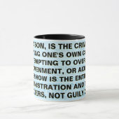 TREASON UND BIDEN'S GUILT TASSE (Zentrum)