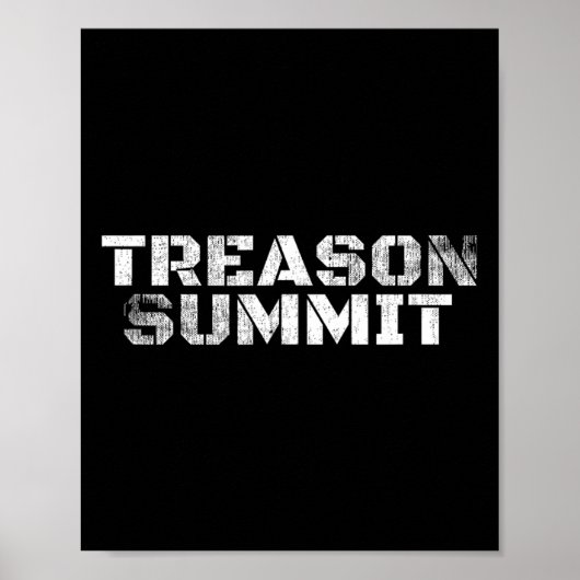 #treasonsummit Präsident Trump 45 86 Impeachment Poster (Vorne)