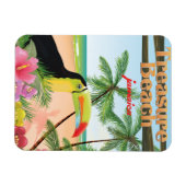 Treasure Beach Jamaica Reiseplakat Magnet (Horizontal)
