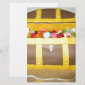 Treasure chest cake briefpapier (Vorne/Hinten)