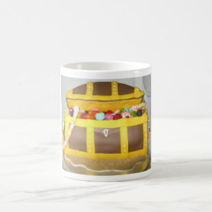 Treasure chest cake kaffeetasse