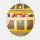 Treasure chest cake keramikornament (Links)