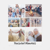 Treasure Erinnerungen 7 Foto Memorial Fleecedecke (Vorderseite)