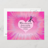 Treasure Erinnerungen Dragonfly Postkarte (Vorne/Hinten)