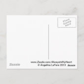 Treasure Erinnerungen Dragonfly Postkarte (Rückseite)