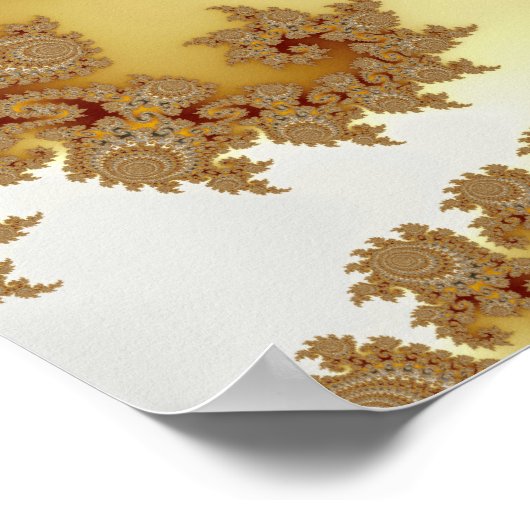 Treasure - Fraktal Poster (Ecke)