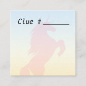 Treasure Hunt Clue Cards für das Party der Mutter Begleitkarte (Vorderseite)