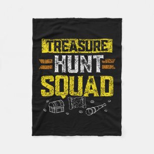 Treasure Hunt Squad Jäger Schatzsuche Schatzsuchen Fleecedecke