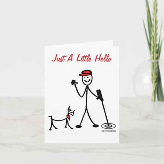 Treasure Hunter Hello Notecard Karte (Vorderseite)
