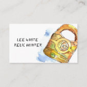Treasure Hunter Metal Detection Relics Locks Visitenkarte (Vorderseite)