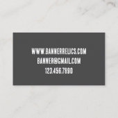 Treasure Hunter Metal Detection Relics Locks Visitenkarte (Rückseite)