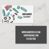 Treasure Hunter Metal Detection Relics Locks Visitenkarte (Vorne/Hinten)