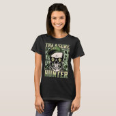 Treasure Hunter Metal Detektor Graffiti Detectoris T-Shirt (Vorne ganz)