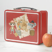 Treasure Hunter Pirate Birthday Metall Brotdose (Beispiel)