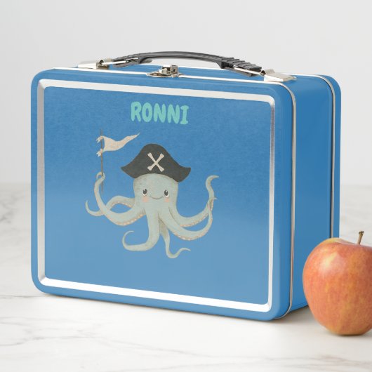 Treasure Hunter Pirate Birthday Metall Brotdose (Beispiel)