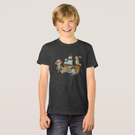 Treasure Hunter Pirate Birthday Tri-Blend Shirt