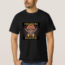 Treasure Hunter Pirate Metal Detection T - Shirt