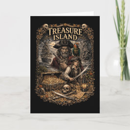 Treasure Island Feiertagskarte