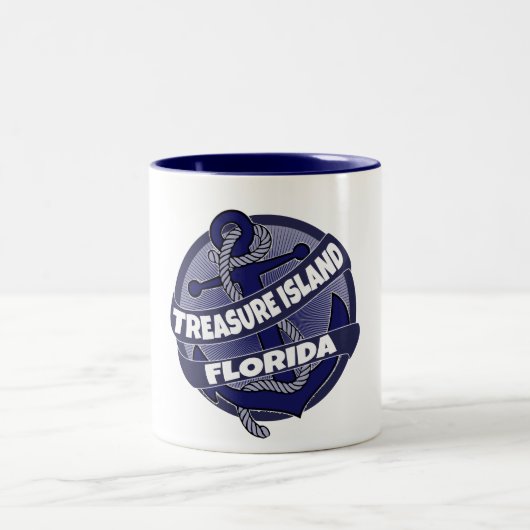 Treasure Island Florida Anker Tasse wirbeln Kaffee (Mittel)