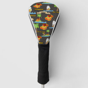 Treasure Island Palm Tropische Piratenflagge Raubz Golf Headcover