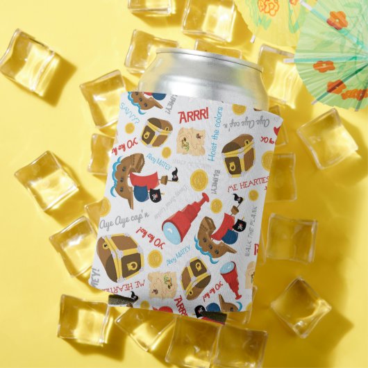 Treasure Island Party Pirate Can Cooler Dosenkühler (In Situ Sommer)