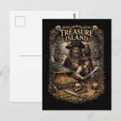 Treasure Island Postkarte (Vorne/Hinten)