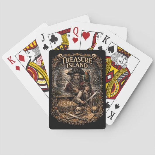 Treasure Island Spielkarten (Rückseite)